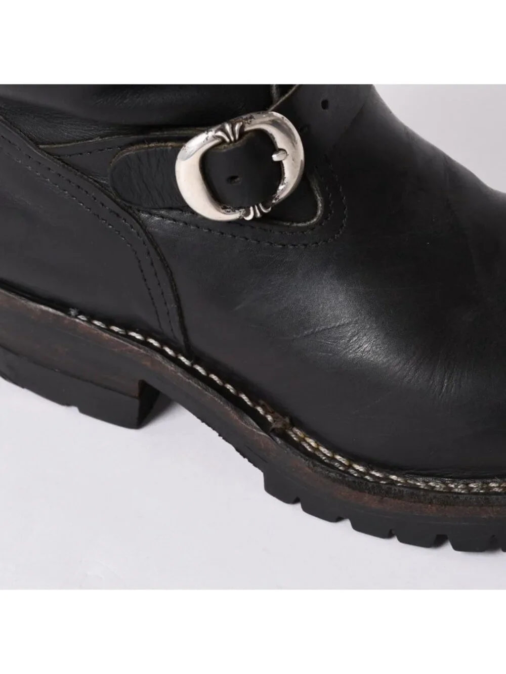 Chrome Hearts Wesco Boss Boots CH Cross Gunslinger Ball 8